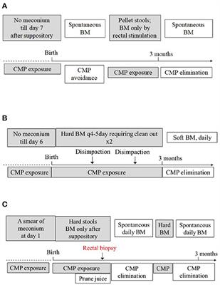 Case Reports of Cow's Milk Protein Allergy Presenting as Delayed Passage of Meconium With Early Onset Infant Constipation